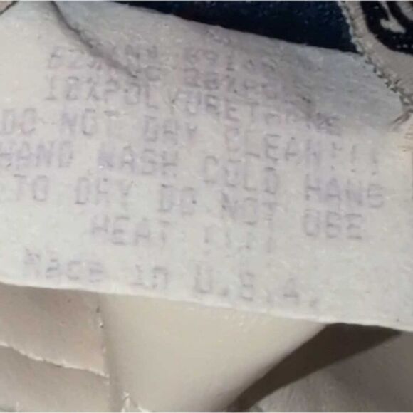 Vintage 90s does 70s white pleather‎ mini skirt women's size large - Picture 3 of 7